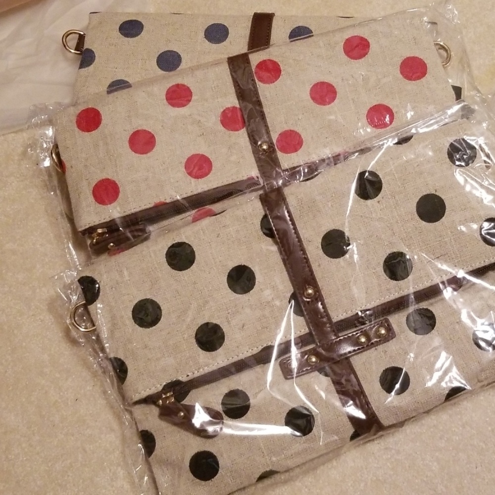 Canvas Summer Clutch Bag
